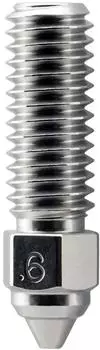 Micro Swiss Messingbeschichtete verschlei&szlig;feste D&uuml;se f&uuml;r Creality K1, K1 Max, CR-M4, 0,6mm (M2612-06)