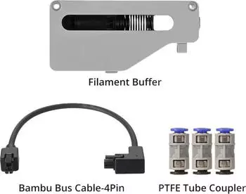 Bambu Lab Filament Buffer, P1P, P1S, X1C, X1E