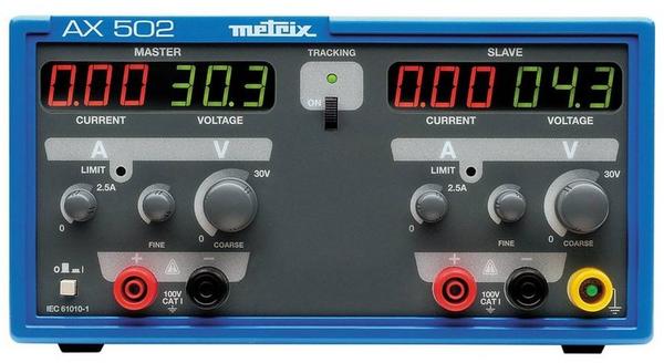 Metrix AX 502A Labornetzgerät, einstellbar 0 - 30 V/DC 0 - 2.5A Anzahl Ausgänge 2 x