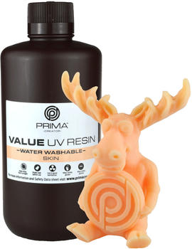 PrimaCreator Value Wasserabwaschbares UV-Harz - 1000 ml - haut