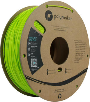 Polymaker PolyLite LW-PLA Bright Green 1.75mm 800g