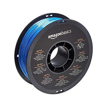 AmazonBasics 3D-Drucker-Filament aus SILK-PLA-Kunststoff, 1.75 mm, 1-kg-Spule, Seidenblau