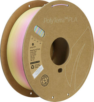 Polymaker PolyTerra Gradient PLA Filament 1.75mm 1kg Pastel Rainbow