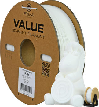 PrimaCreator PrimaValue PLA+ Filament 2.85mm 1kg White