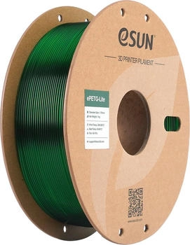 eSun3D PETG Filament 1.75mm 1000g Green (6922572209190)