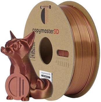 Copymaster3D Tri-Silk PLA Filament 1.75mm 1Kg Copper