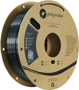 Polymaker PolyLite Silk PLA Black - 1,75 mm / 1000 g
