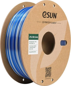 eSun3D ePLA-Silk Candy Silver Blue - 1,75 mm / 1000 g