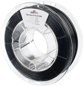 Spectrum Filaments 80523 S-Flex 98A Filament TPU flexibel 1.75mm 250g Deep Black, Schwarz 1St.
