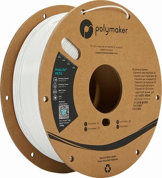 Polymaker PolyLite PETG Weiß - 1,75 mm / 3000 g