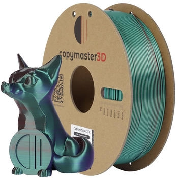Copymaster3D Tri-Silk 1.75mm 1 kg Grün/Lila/Kupfer