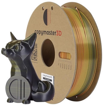Copymaster3D Tri-Silk 1.75mm 1 kg Rot/Gold/Schwarz
