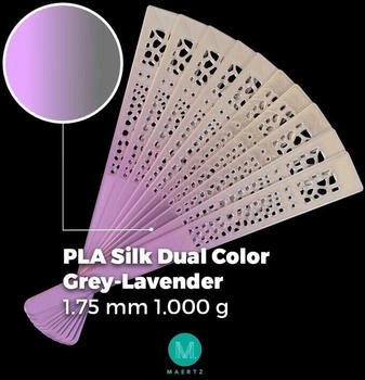 Maertz PLA Silk Dual Color Grey-Lavender 1.75 mm 1.000 g