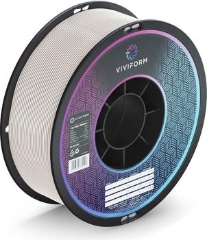 Viviform PLA+ Filament für 3D Drucker, 1kg Rolle, Durchmesser 1,75mm +/- 0,03mm, Weiß (VF-PLA102)