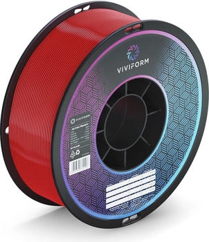Viviform PLA+ Filament für 3D Drucker, 1kg Rolle, Durchmesser 1,75mm +/- 0,03mm, Rot (VF-PLA105)