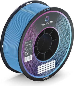 Viviform PLA+ Filament für 3D Drucker, 1kg Rolle, Durchmesser 1,75mm +/- 0,03mm, Hellblau (VF-PLA113)