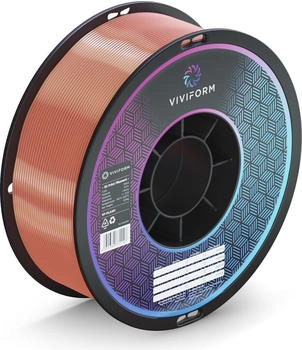 Viviform silk PLA Filament für 3D Drucker, 1kg Rolle, Durchmesser 1,75mm +/- 0,03mm, Hyazinth (VF-PLA403)
