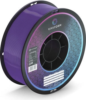 Viviform PLA+ Filament für 3D Drucker, 1kg Rolle, Durchmesser 1,75mm +/- 0,03mm, Lila (VF-PLA114)