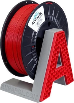 AURAPOL PLA 3D Filament Metallic RED 1 kg 1,75 mm (PLA435381)