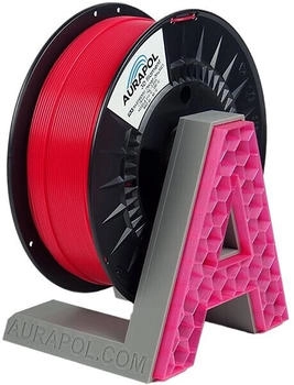 AURAPOL PLA 3D Filament Himbeere semi-transparent