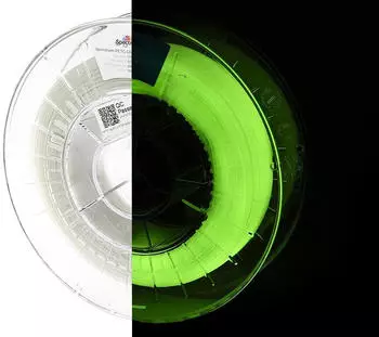 Spectrum Filaments 80530 S-Flex 98A Glow in the Dark Filament Flexibles Filament flexibel, chemisch beständig, verzugsfrei