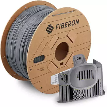 Polymaker FM02002 Fiberon PPS-GF20 Filament PPS-GF Glasfaserverst&auml;rkt, hitzebest&auml;ndig, flammhemmend 1.75mm 3000g Grau 1St.