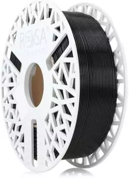 ROSA 3D Rosa3D PETG Standardfilament 1,75 mm 1 kg - inklusive wiederverwendbarer Spule - Schwarz