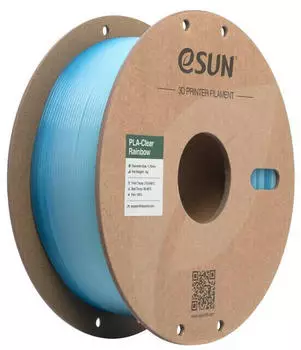 eSun3D PLA-Clear Rainbow Translucent Blue White 1,75 mm / 1000 g