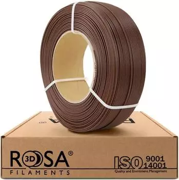 ROSA 3D Filament Rosa3D Nachfüllpackung PLA Starter 1,75 mm 1 kg - Schokoladenbraun