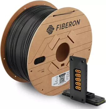 Polymaker FG08002 Fiberon Filament PA612-ESD ESD-sicher, Hochtemperaturbest&auml;ndig 1.75mm 3000g Schwarz 1St.