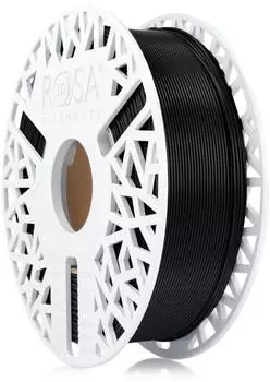 ROSA 3D Rosa3D PLA Starterfilament 1,75 mm 1 kg - inklusive wiederverwendbarer Spule - Schwarz