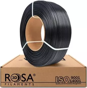 ROSA 3D Rosa3D Filament Nachfüllpackung PLA Starter 1,75 mm 1 kg - Schwarz