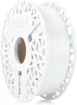 ROSA 3D Rosa3D PETG Standardfilament 1,75 mm 1 kg - inklusive wiederverwendbarer Spule - Weiß