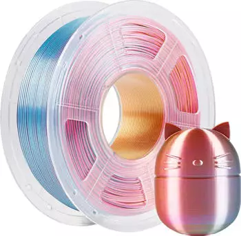 Anycubic PLA Silk Tri-Color Red Yellow Green - 1,75 mm / 1000 g