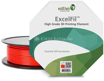 Voltivo ExcelFil PLA Filament rot (EF-PLA-300-CHRED)