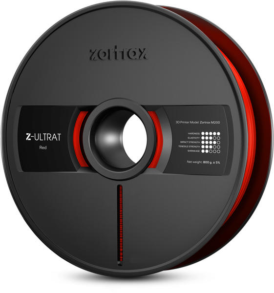 Zortrax Z-ULTRAT Rot (red) 1,75mm Filament