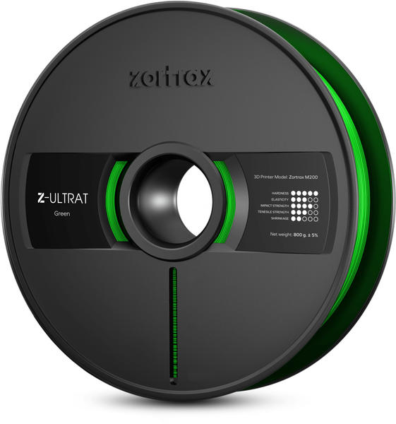 Zortrax Z-ULTRAT Grün (green) 1,75mm Filament
