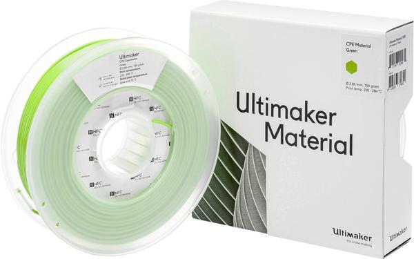 Ultimaker Filament CPE - M0188 Green 750 - 201273 CPE 2.85 mm Grün 750 g