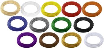 Renkforce Filament-Paket ABS 2.85 mm Natur, Schwarz, Weiß, Rot, Gelb, Blau, Grün, Orange, Grau, Pu