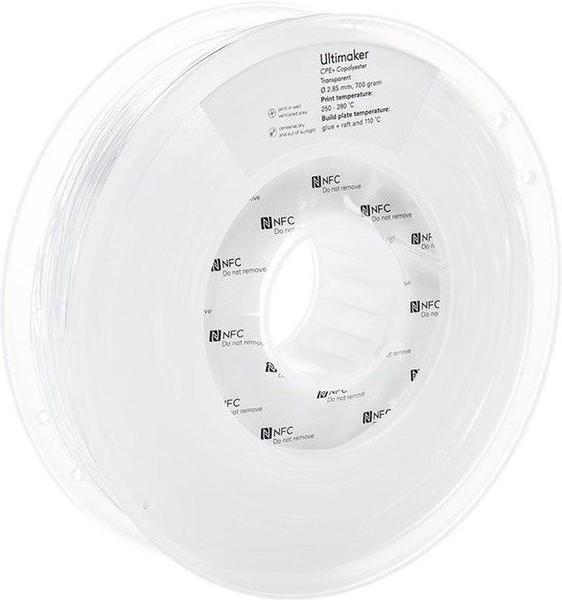 Ultimaker CPE Filament 2,85mm transparent (8718836377907)
