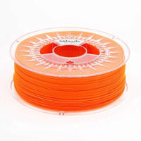 extrudr&reg; PETG &oslash;1.75mm (1.1kg) 'NEON ORANGE' - 3D Drucker Filament - Made in...