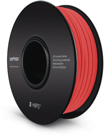 Zortrax Z-HIPS Rot (red) 1,75mm 800g Filament