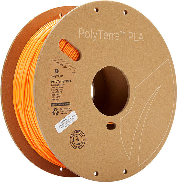 Polymaker PolyTerra PLA Sunrise Orange 1.75mm