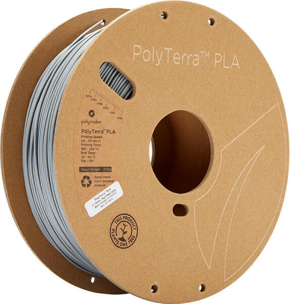 Polymaker PolyTerra PLA Fossil Grey 2,85mm