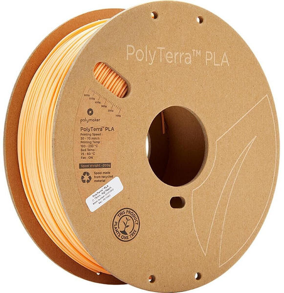 Polymaker PolyTerra PLA Peach 1.75mm