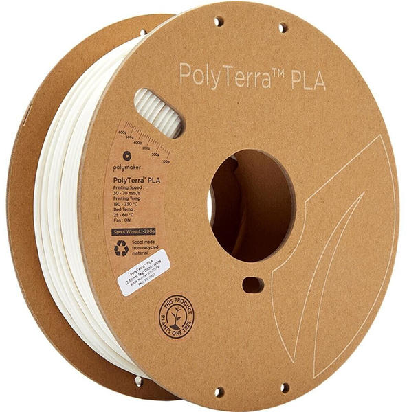 Polymaker PolyTerra PLA Cotton White 2,85mm