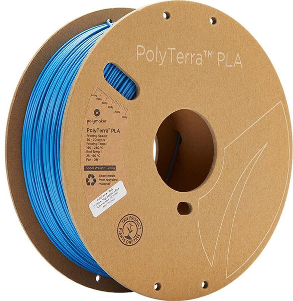Polymaker PolyTerra PLA Filament 1,75mm 1kg Sapphire Blue