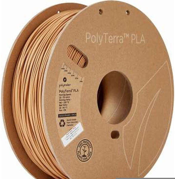 Polymaker PolyTerra PLA Filament 1,75mm 1000g Wood Brown