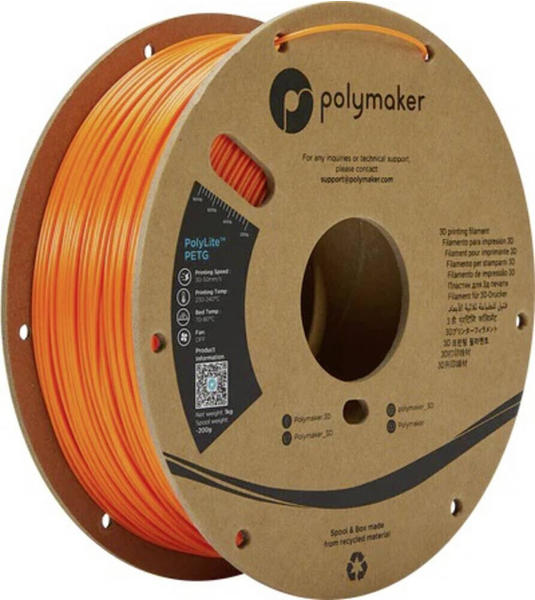 Polymaker PolyLite PETG Filament 1,75mm 1kg Orange