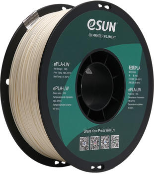 eSun3D ePLA-LW Natural 1,75mm 1000g